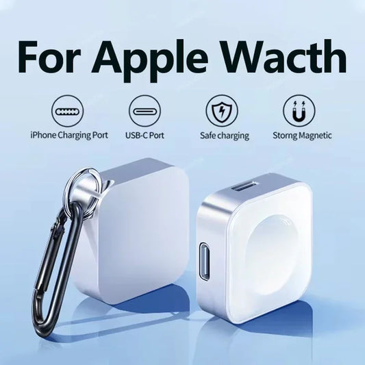 Dual-Port Magnetic Watch Charger